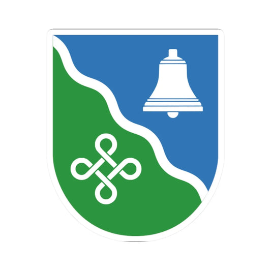 Kastre valla vapp (Estonia) (Coat of Arms) STICKER Vinyl Kiss-Cut Decal 2 Inch White - The Sticker Space