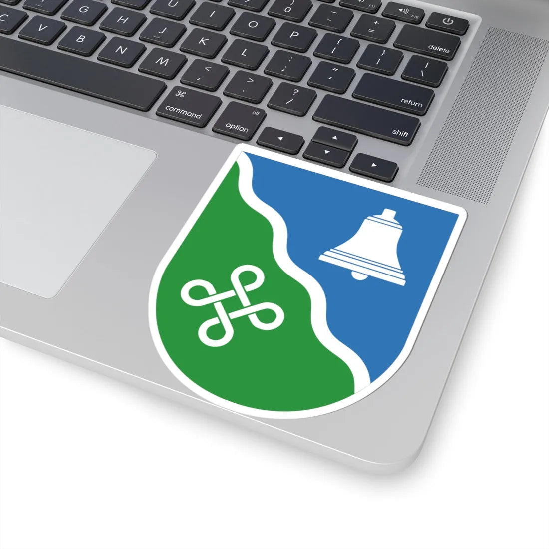 Kastre valla vapp (Estonia) (Coat of Arms) STICKER Vinyl Kiss-Cut Decal - The Sticker Space