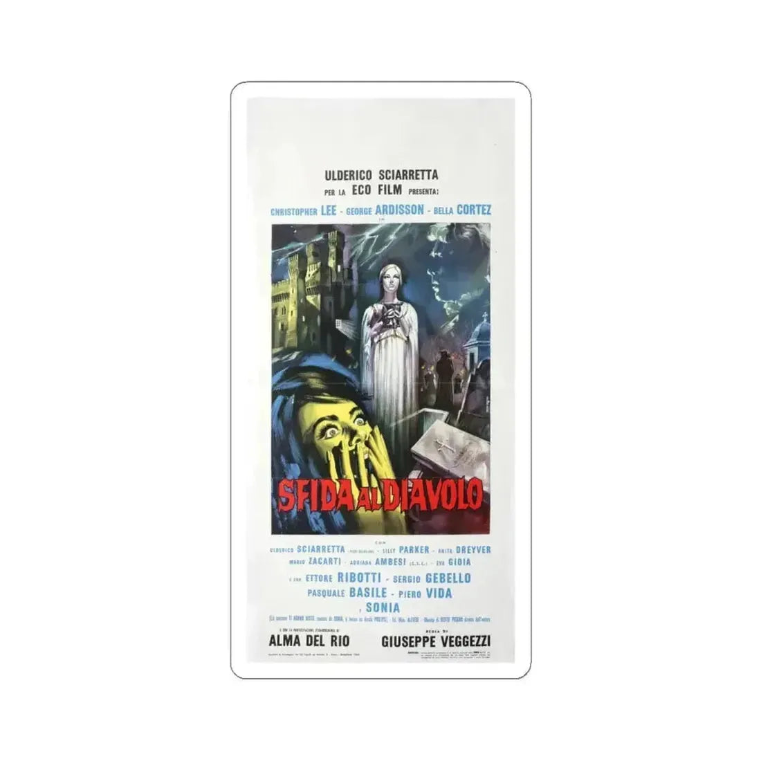 KATARSIS 1963 Movie Poster - STICKER Vinyl Kiss-Cut Decal 6 Inch White - The Sticker Space