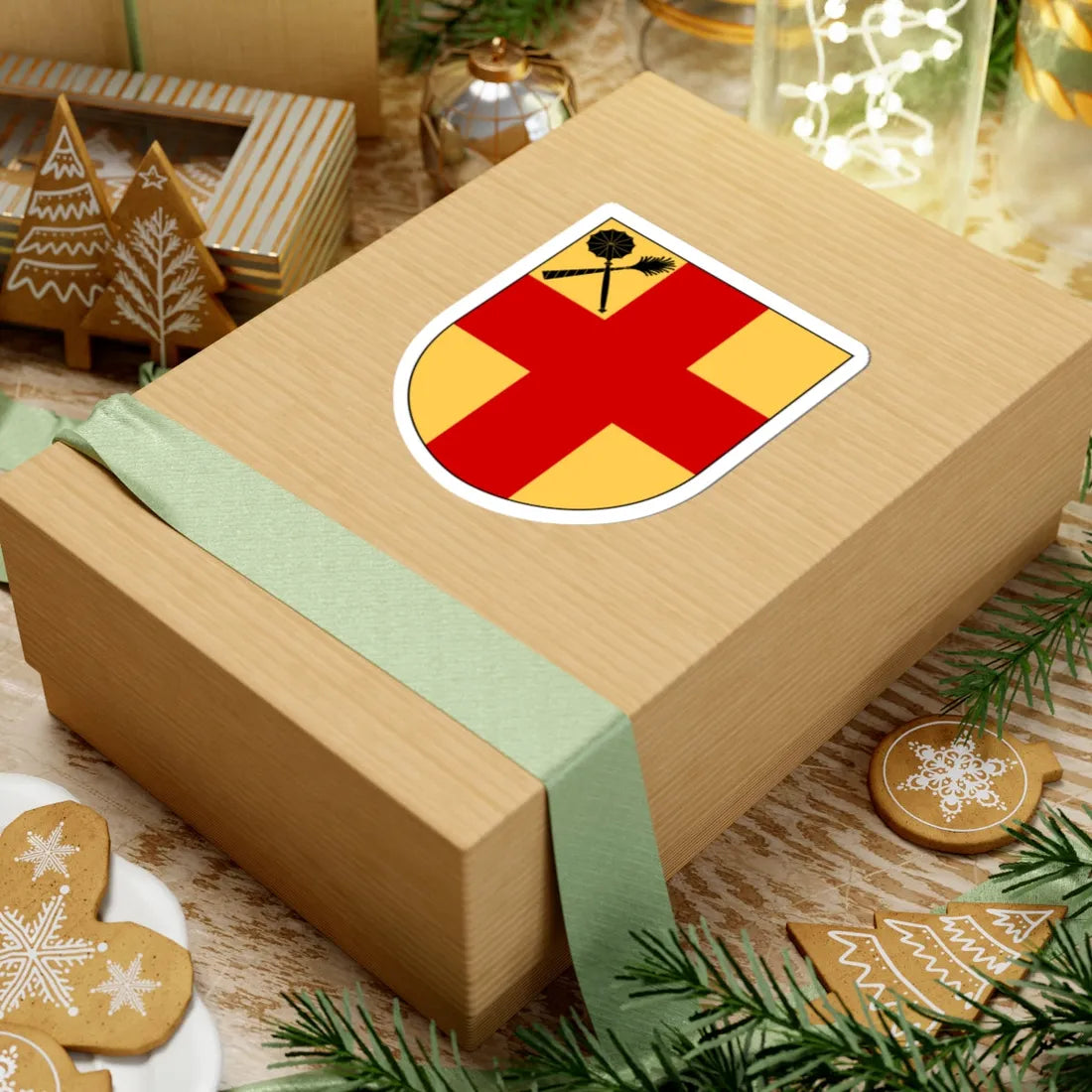 Katedralskolan i Uppsala vapen (Sweden) (Coat of Arms) STICKER Vinyl Kiss-Cut Decal - The Sticker Space