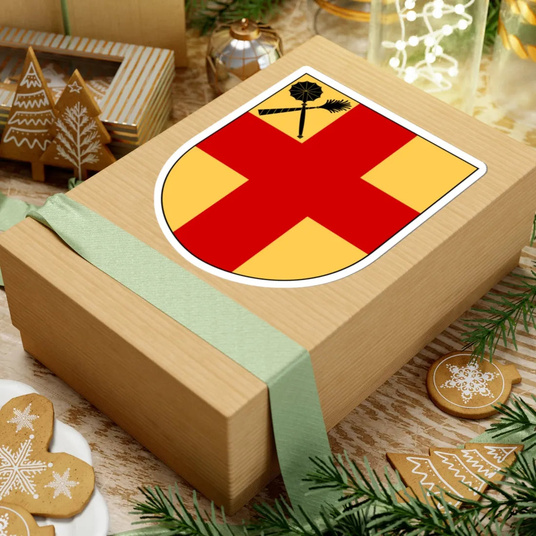 Katedralskolan i Uppsala vapen (Sweden) (Coat of Arms) STICKER Vinyl Kiss-Cut Decal - The Sticker Space