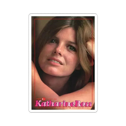 Katharine Ross #77 (Vintage Female Icon) STICKER Vinyl Kiss-Cut Decal 4 Inch White - The Sticker Space