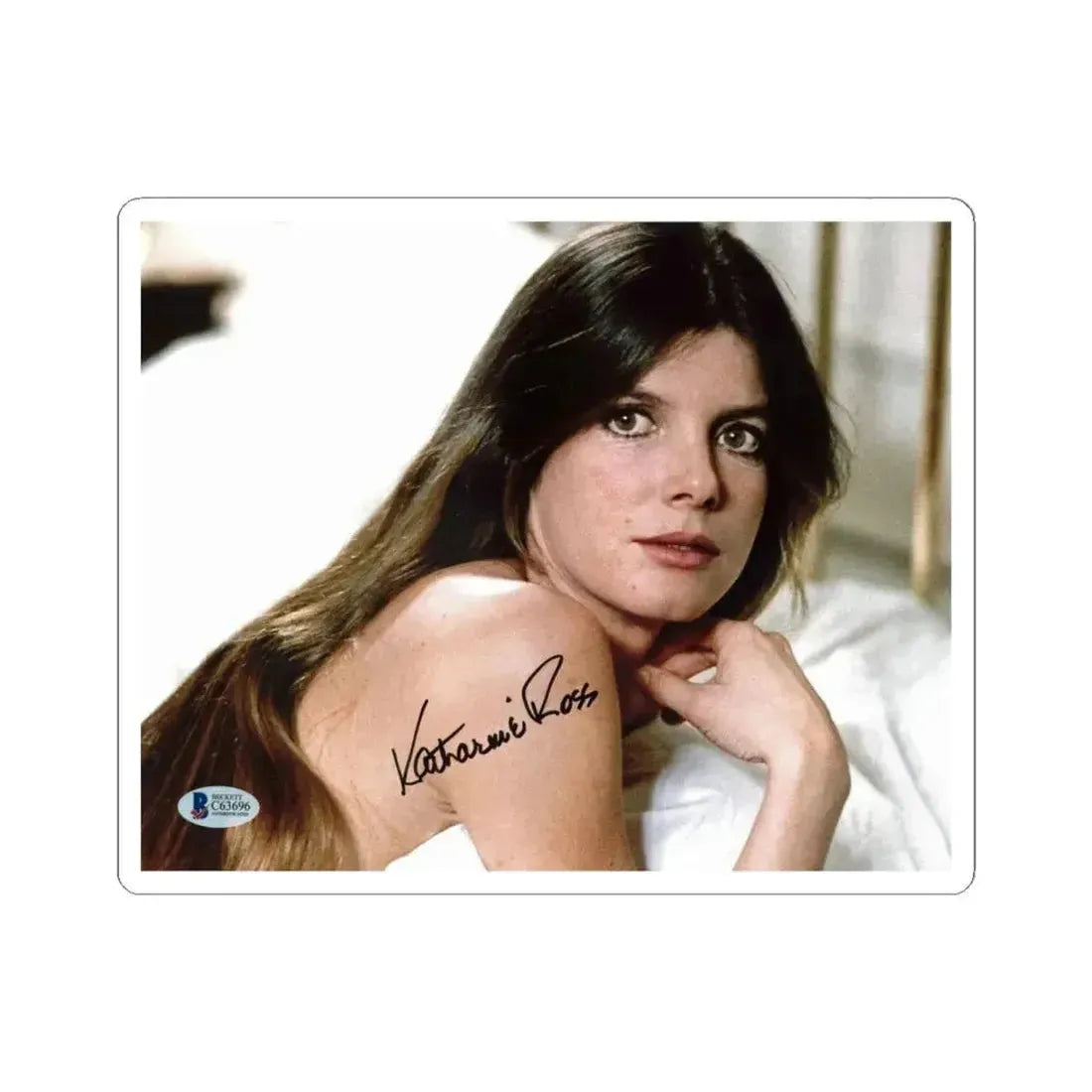 Katharine Ross #80 (Vintage Female Icon) STICKER Vinyl Kiss-Cut Decal 6 Inch White - The Sticker Space