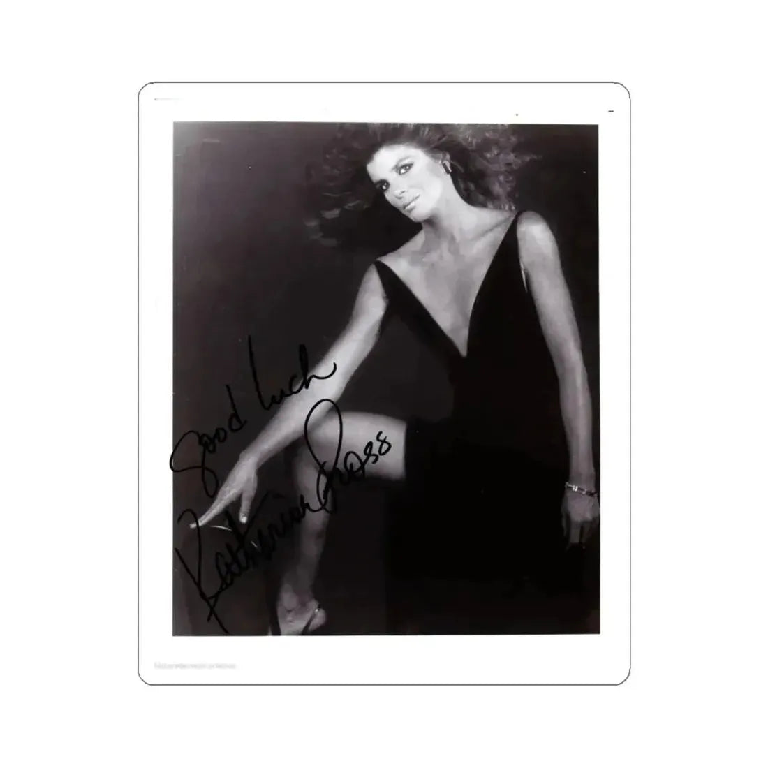 Katharine Ross #81 (Vintage Female Icon) STICKER Vinyl Kiss-Cut Decal 6 Inch White - The Sticker Space