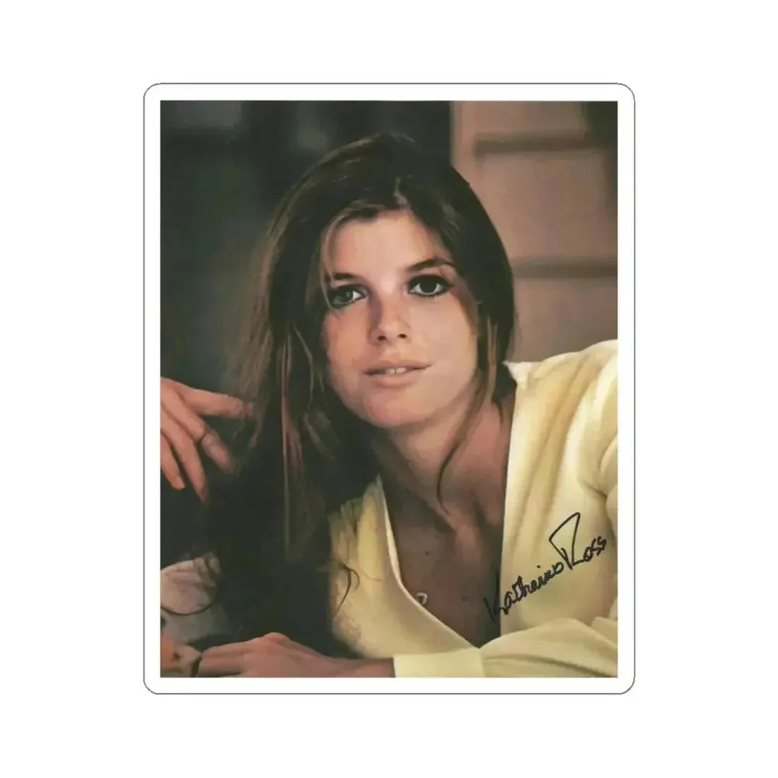 Katharine Ross #85 (Vintage Female Icon) STICKER Vinyl Kiss-Cut Decal 6 Inch White - The Sticker Space
