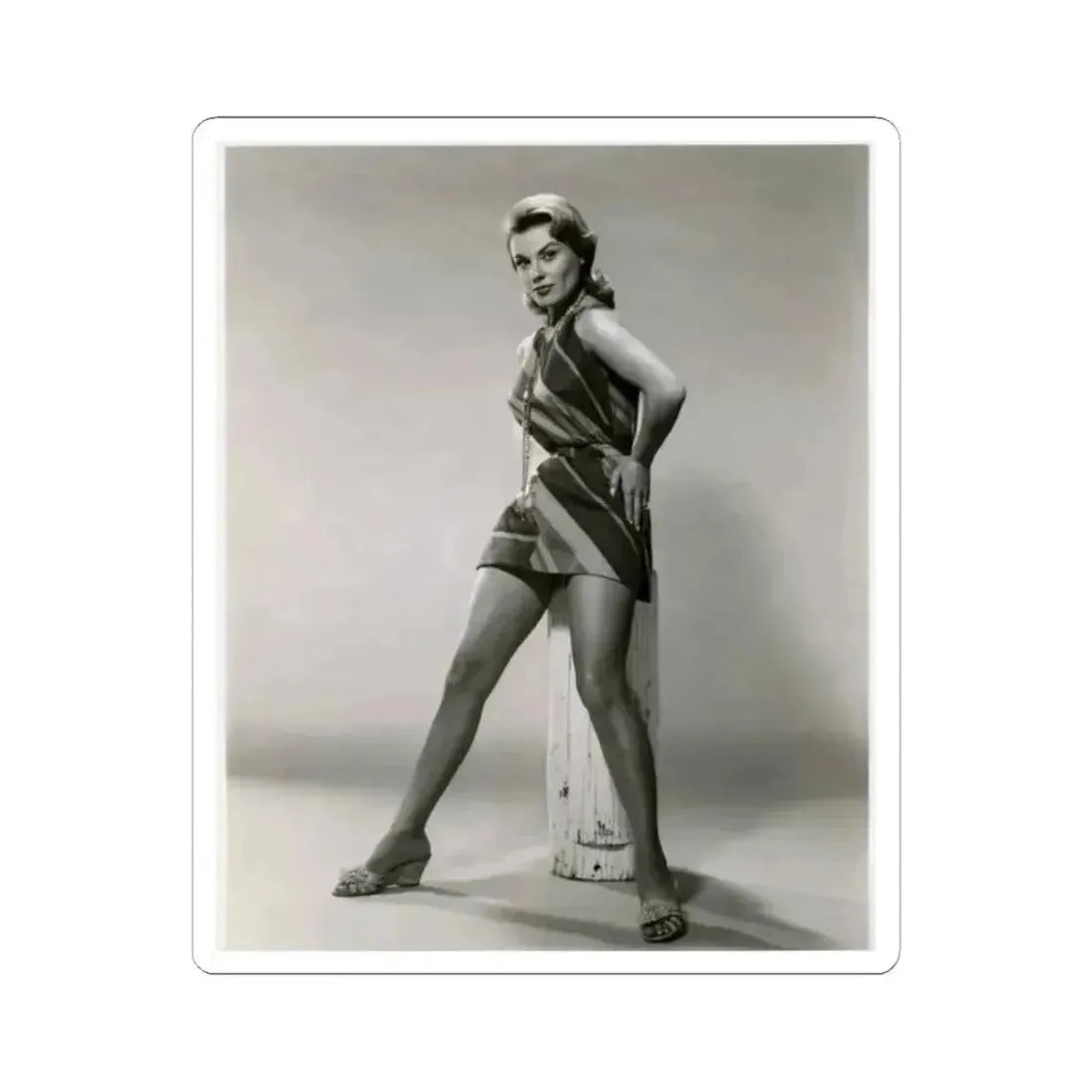 Kathleen Crowley #01 (Vintage Female Icon) STICKER Vinyl Kiss-Cut Decal 2 Inch White - The Sticker Space