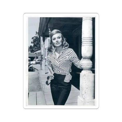 Kathleen Crowley #05 (Vintage Female Icon) STICKER Vinyl Kiss-Cut Decal 3 Inch White - The Sticker Space