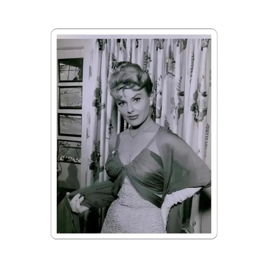 Kathleen Crowley #25 (Vintage Female Icon) STICKER Vinyl Kiss-Cut Decal 3 Inch White - The Sticker Space