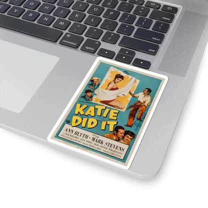 Katie Did It 1950 Movie Poster - STICKER Vinyl Kiss-Cut Decal - The Sticker Space