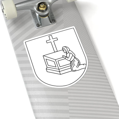 Katowice-Bogucice COA 1930 (Poland) (Coat of Arms) STICKER Vinyl Kiss-Cut Decal - The Sticker Space