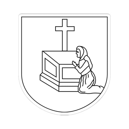 Katowice-Bogucice COA 1930 (Poland) (Coat of Arms) STICKER Vinyl Kiss-Cut Decal - The Sticker Space