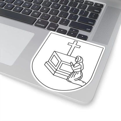 Katowice-Bogucice COA 1930 (Poland) (Coat of Arms) STICKER Vinyl Kiss-Cut Decal - The Sticker Space