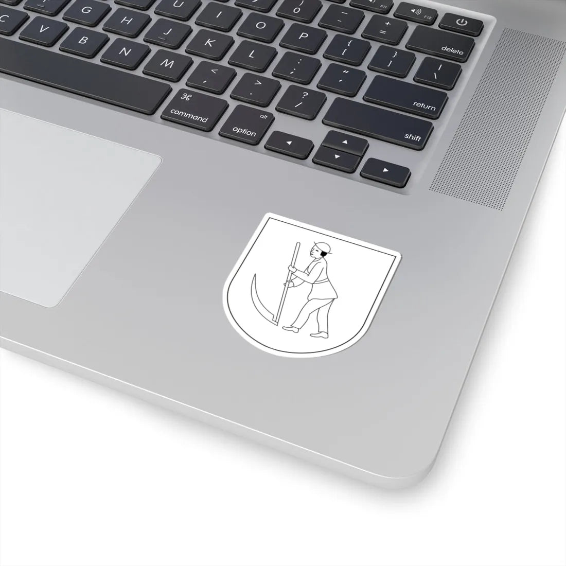 Katowice-Dąbrówka Mała COA 1930 (Poland) (Coat of Arms) STICKER Vinyl Kiss-Cut Decal - The Sticker Space