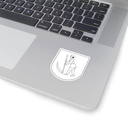 Katowice-Dąbrówka Mała COA 1930 (Poland) (Coat of Arms) STICKER Vinyl Kiss-Cut Decal - The Sticker Space