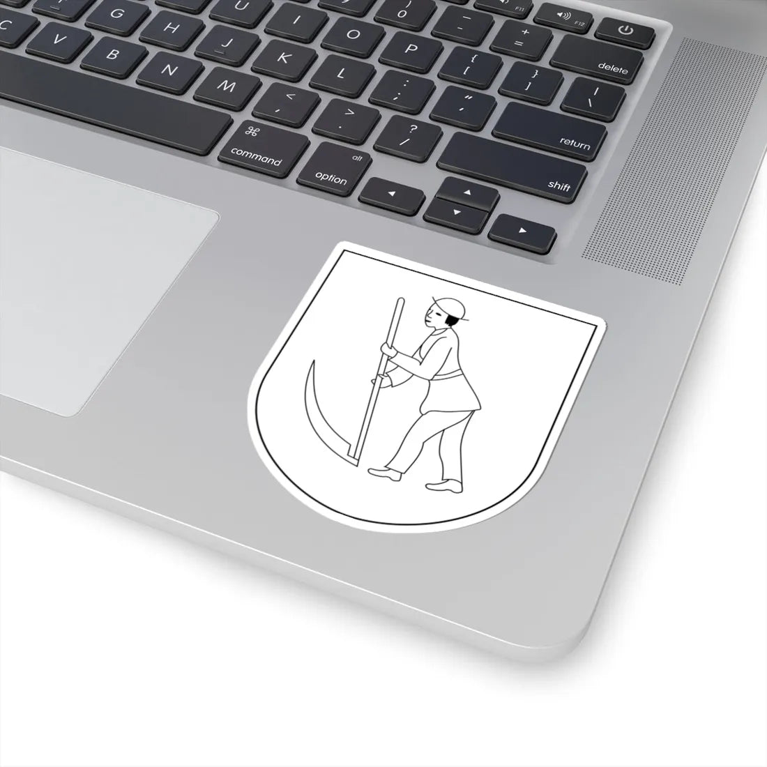 Katowice-Dąbrówka Mała COA 1930 (Poland) (Coat of Arms) STICKER Vinyl Kiss-Cut Decal - The Sticker Space