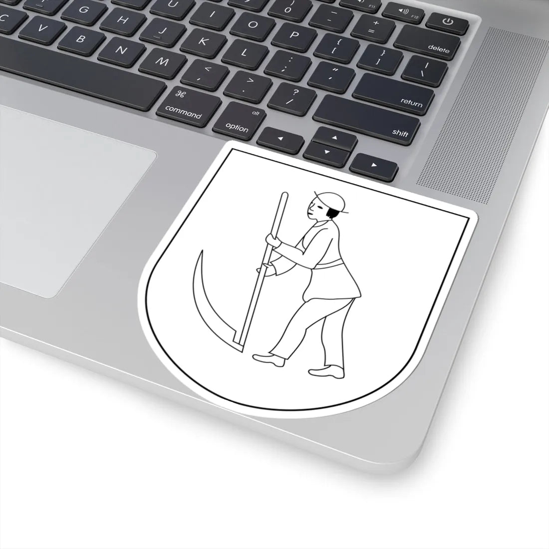 Katowice-Dąbrówka Mała COA 1930 (Poland) (Coat of Arms) STICKER Vinyl Kiss-Cut Decal - The Sticker Space