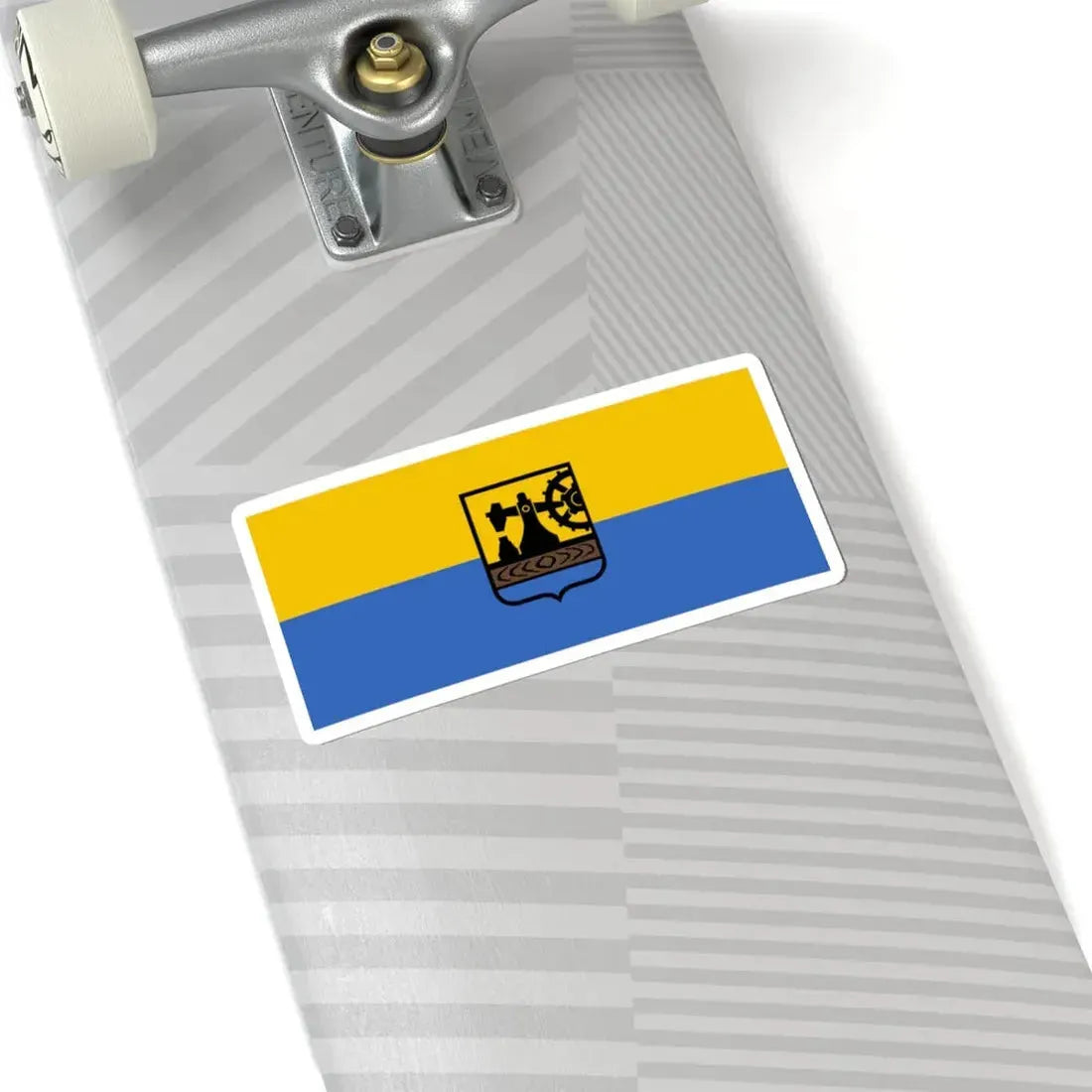 Katowice Flaga (Poland) STICKER Vinyl Kiss-Cut Decal - The Sticker Space