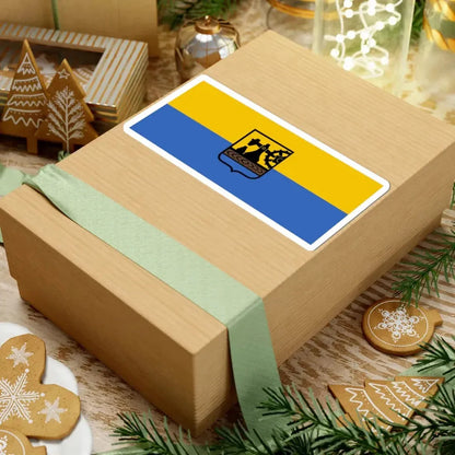 Katowice Flaga (Poland) STICKER Vinyl Kiss-Cut Decal - The Sticker Space