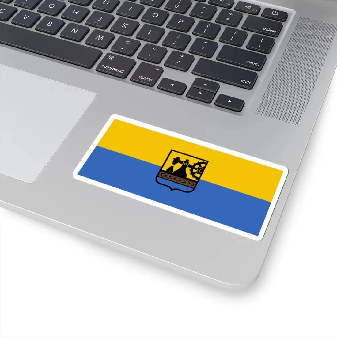 Katowice Flaga (Poland) STICKER Vinyl Kiss-Cut Decal - The Sticker Space