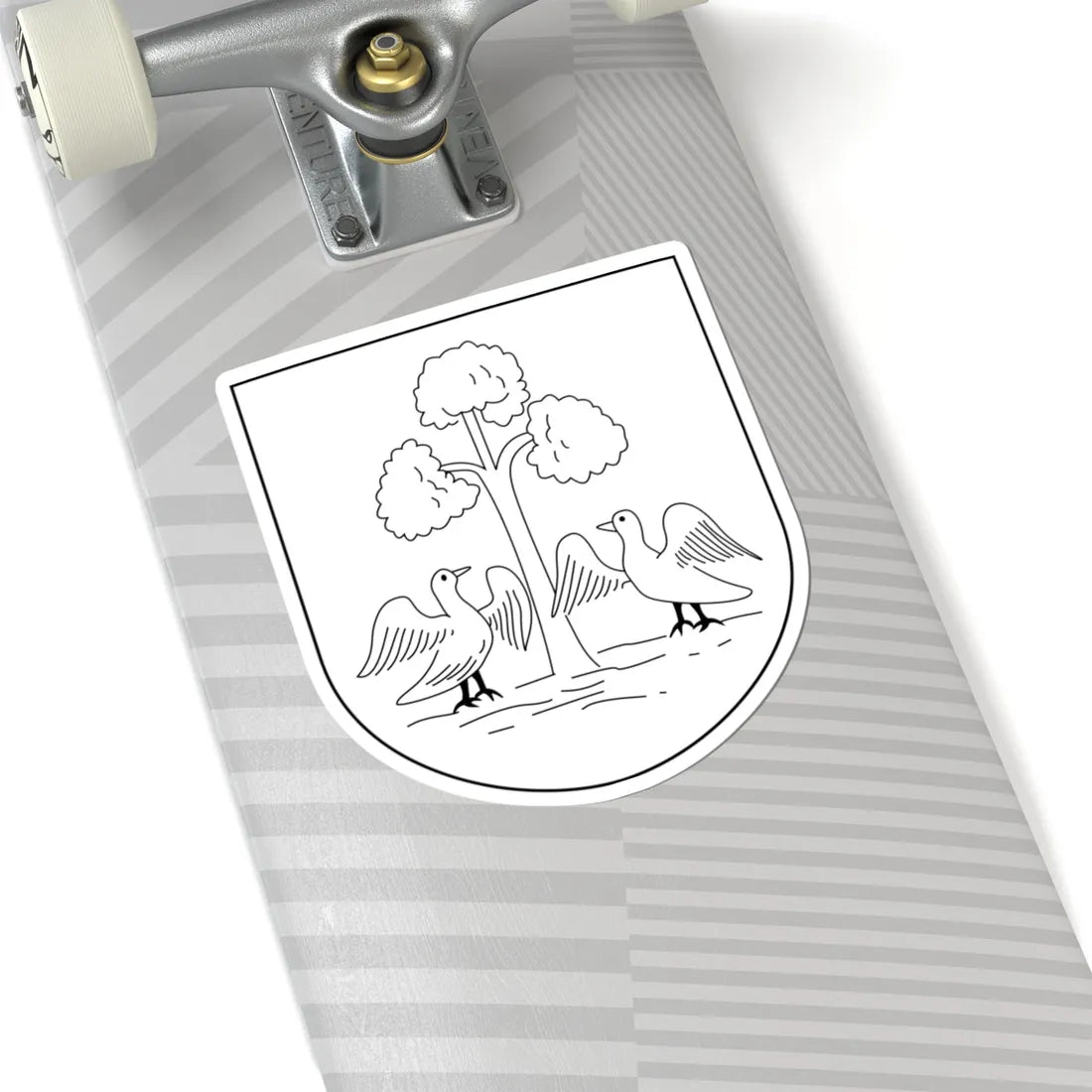 Katowice-Ligota COA 1930 (Poland) (Coat of Arms) STICKER Vinyl Kiss-Cut Decal - The Sticker Space