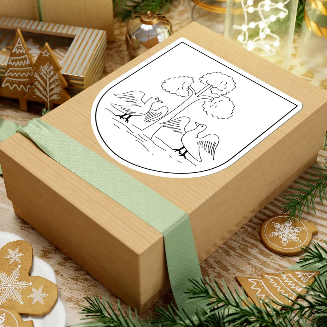 Katowice-Ligota COA 1930 (Poland) (Coat of Arms) STICKER Vinyl Kiss-Cut Decal - The Sticker Space