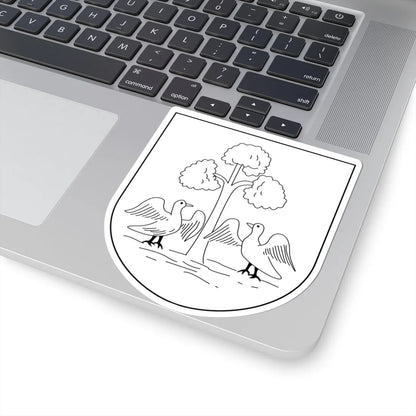 Katowice-Ligota COA 1930 (Poland) (Coat of Arms) STICKER Vinyl Kiss-Cut Decal - The Sticker Space