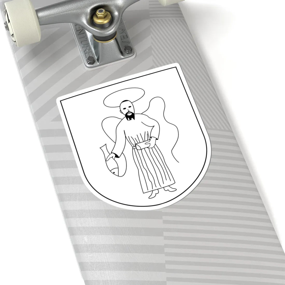 Katowice-Piotrowice COA 1930 (Poland) (Coat of Arms) STICKER Vinyl Kiss-Cut Decal - The Sticker Space