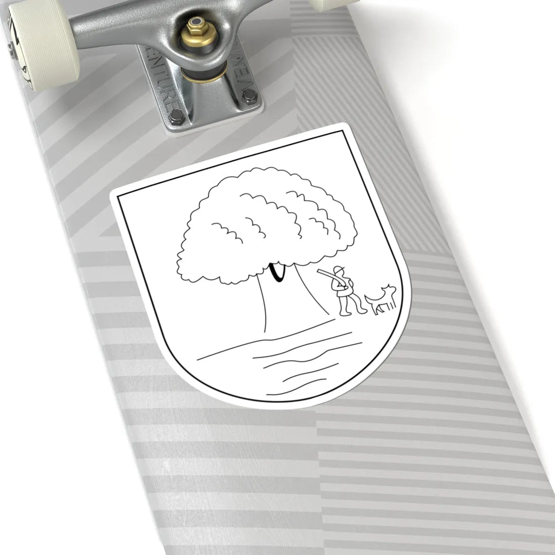 Katowice-Podlesie COA 1930 (Poland) (Coat of Arms) STICKER Vinyl Kiss-Cut Decal - The Sticker Space