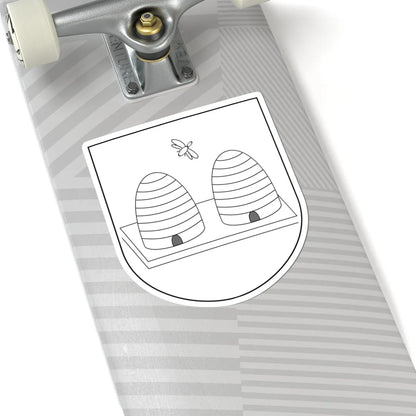 Katowice-Roździeń COA 1930 (Poland) (Coat of Arms) STICKER Vinyl Kiss-Cut Decal - The Sticker Space