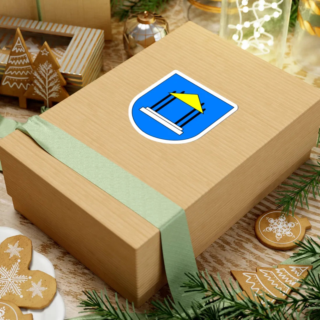 Katowice-Szopienice COA 1930 (Poland) (Coat of Arms) STICKER Vinyl Kiss-Cut Decal - The Sticker Space