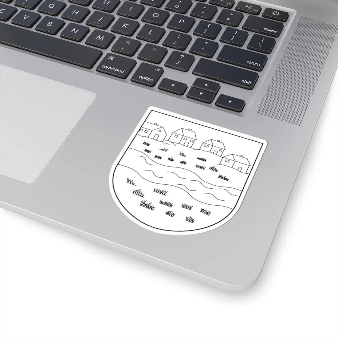 Katowice-Zarzecze COA 1930 (Poland) (Coat of Arms) STICKER Vinyl Kiss-Cut Decal - The Sticker Space