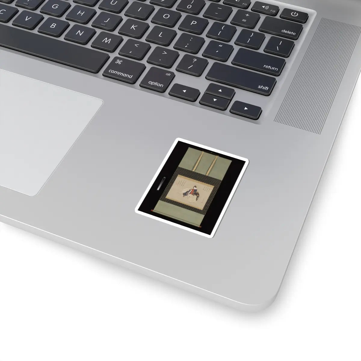 Katsukawa Shunshō 勝川春章 - Courtesan of Eguchi - painting-1770−80; v2 - STICKER Vinyl Kiss-Cut Decal