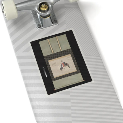 Katsukawa Shunshō 勝川春章 - Courtesan of Eguchi - painting-1770−80; v2 - STICKER Vinyl Kiss-Cut Decal