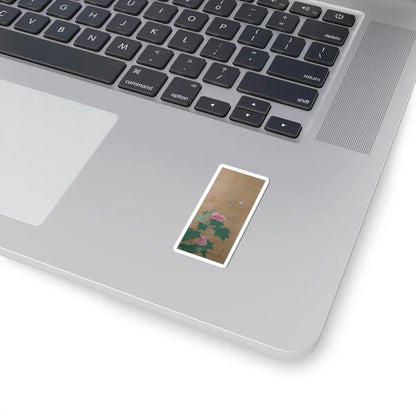 Katsukawa Shunshō　勝川春章 - Rose Mallow (Fuyō) - 18th century v1 - STICKER Vinyl Kiss-Cut Decal