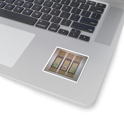Katsukawa Shunshō　勝川春章 - Rose Mallow (Fuyō) - 18th century v3 - STICKER Vinyl Kiss-Cut Decal