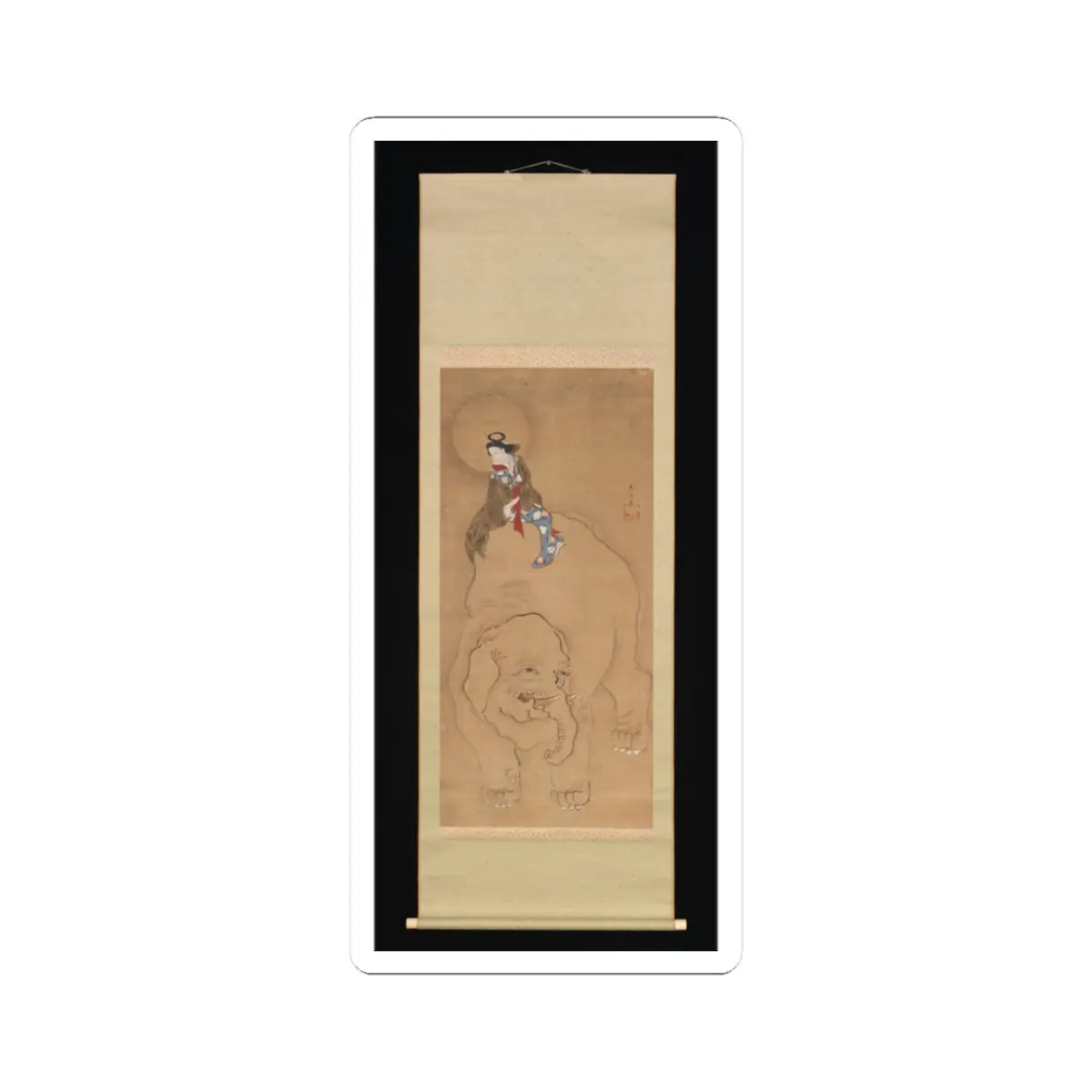 Katsukawa Shuntei - Eguchi no Kimi - late 18th–early 19th century v2 - STICKER Vinyl Kiss-Cut Decal