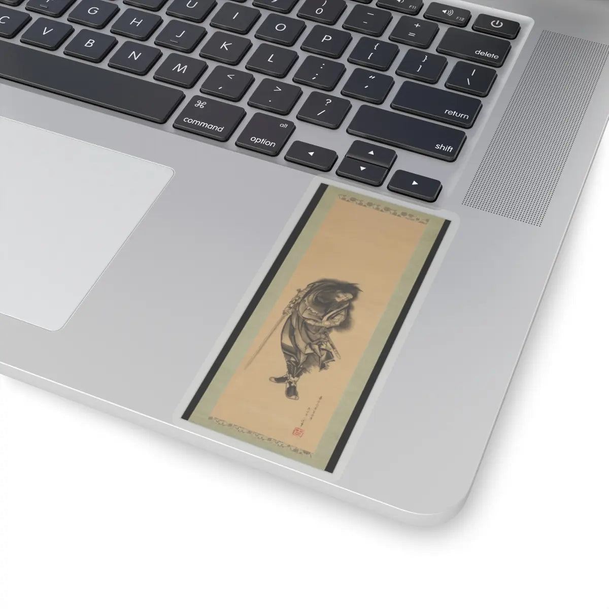 Katsushika Hokusai - Black Shōki, the Demon Queller - 1849 v1 - STICKER Vinyl Kiss-Cut Decal