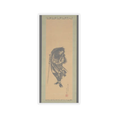 Katsushika Hokusai - Black Shōki, the Demon Queller - 1849 v1 - STICKER Vinyl Kiss-Cut Decal