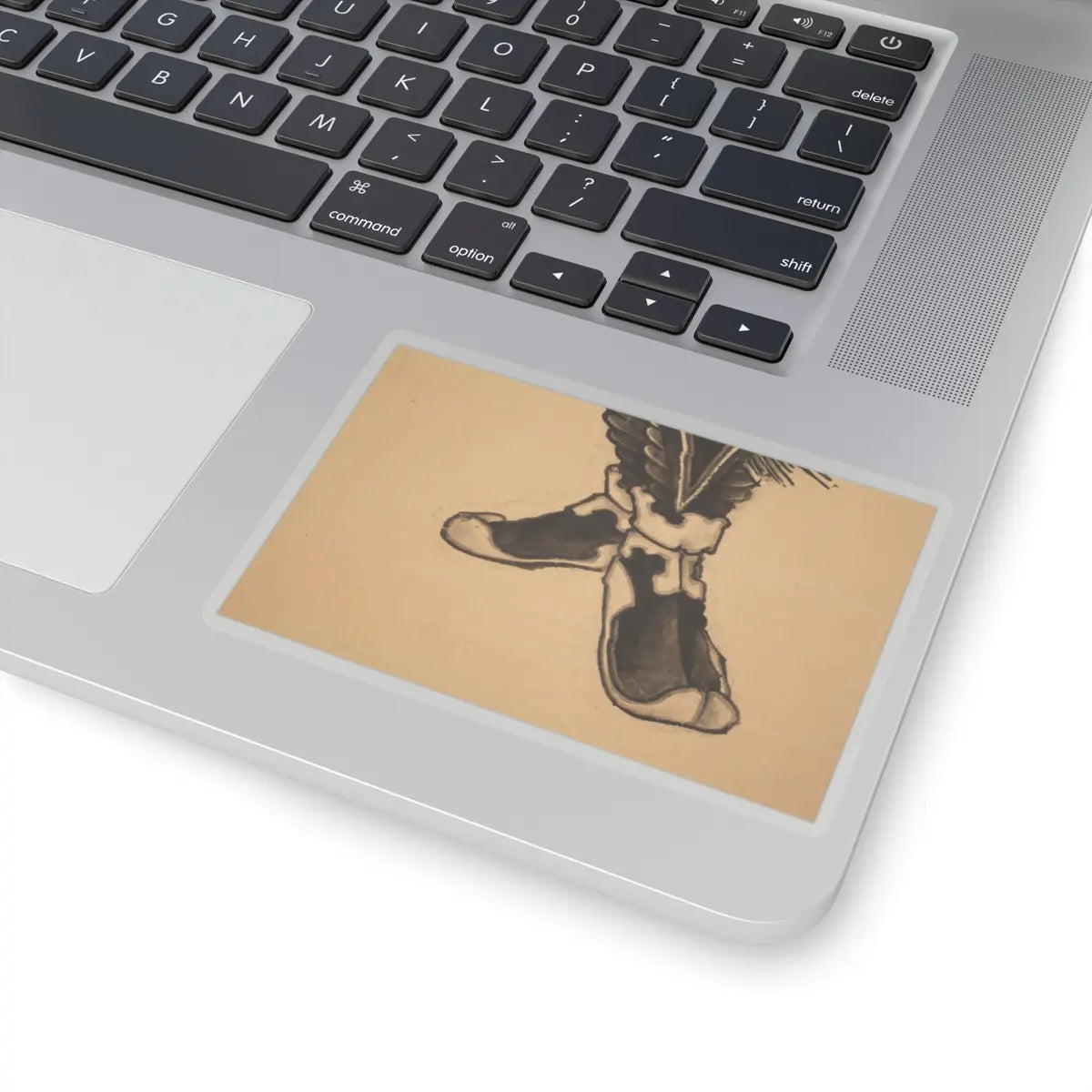 Katsushika Hokusai - Black Shōki, the Demon Queller - 1849 v6 - STICKER Vinyl Kiss-Cut Decal
