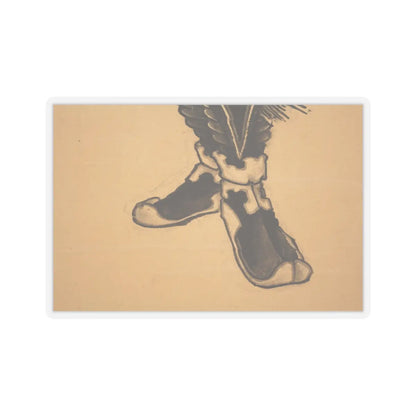 Katsushika Hokusai - Black Shōki, the Demon Queller - 1849 v6 - STICKER Vinyl Kiss-Cut Decal