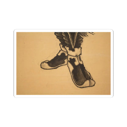 Katsushika Hokusai - Black Shōki, the Demon Queller - 1849 v6 - STICKER Vinyl Kiss-Cut Decal