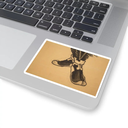 Katsushika Hokusai - Black Shōki, the Demon Queller - 1849 v6 - STICKER Vinyl Kiss-Cut Decal