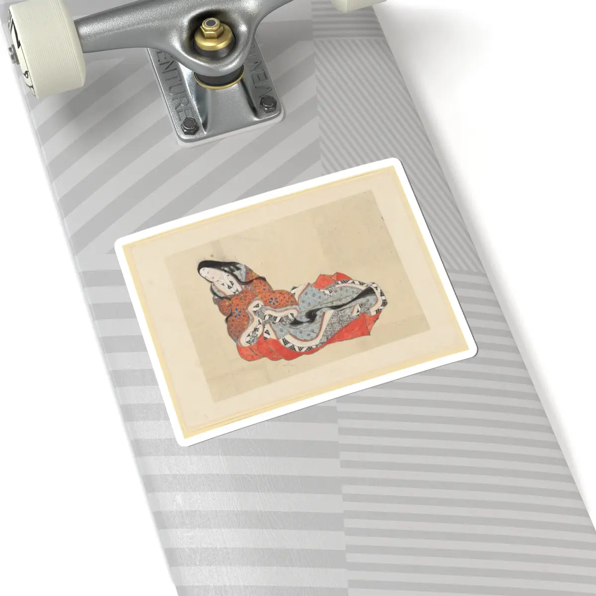 Katsushika Hokusai - Court Lady - 18th–19th century - STICKER Vinyl Kiss-Cut Decal