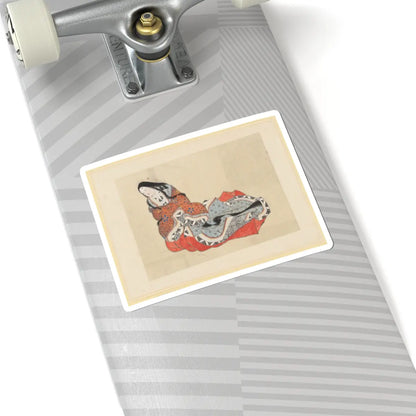 Katsushika Hokusai - Court Lady - 18th–19th century - STICKER Vinyl Kiss-Cut Decal