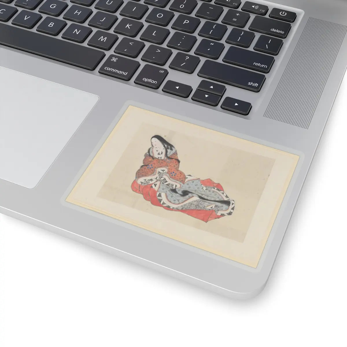 Katsushika Hokusai - Court Lady - 18th–19th century - STICKER Vinyl Kiss-Cut Decal