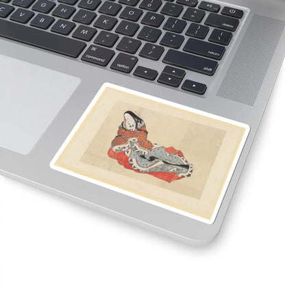 Katsushika Hokusai - Court Lady - 18th–19th century - STICKER Vinyl Kiss-Cut Decal