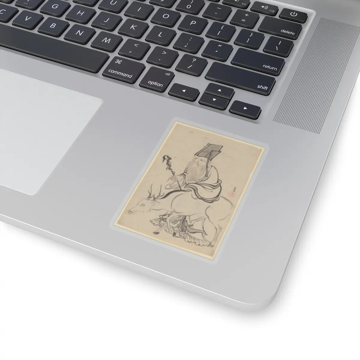 Katsushika Hokusai - Juro (God of Luck) - 18th–19th century - STICKER Vinyl Kiss-Cut Decal