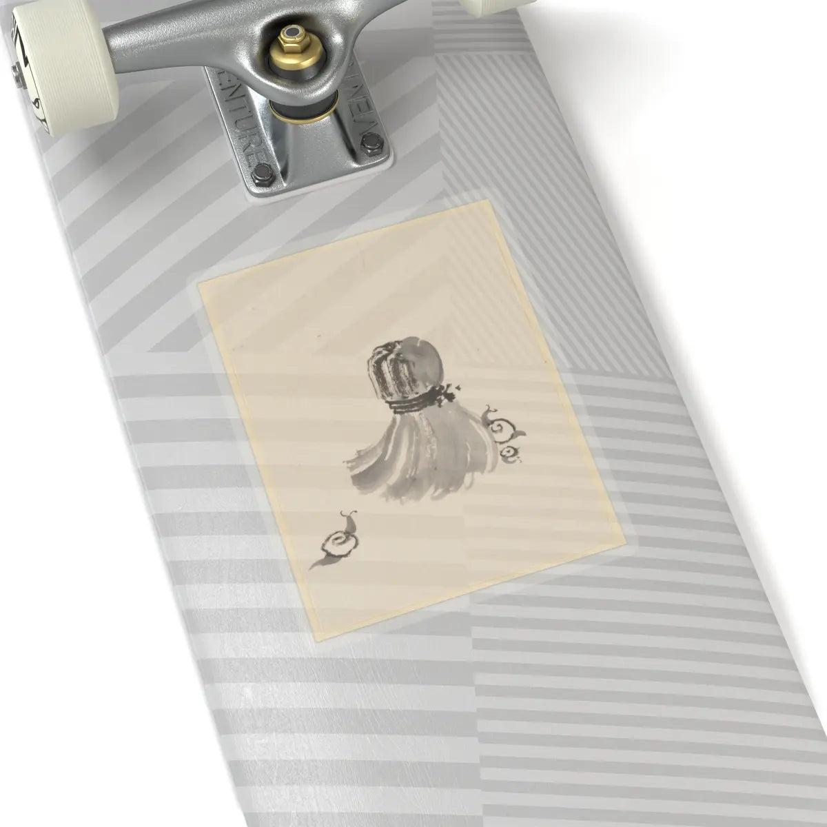 Katsushika Hokusai - Snails and Tawashi Scrubber - 18th–19th century - STICKER Vinyl Kiss-Cut Decal