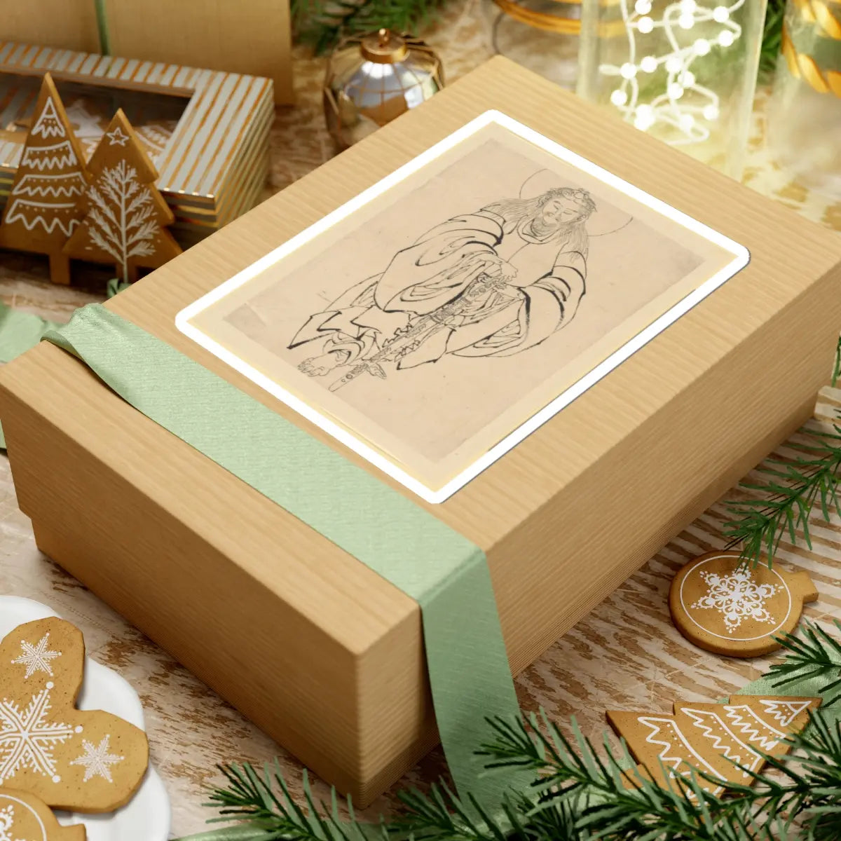 Katsushika Hokusai - Yamato Takeru no Mikoto - 18th–19th century - STICKER Vinyl Kiss-Cut Decal
