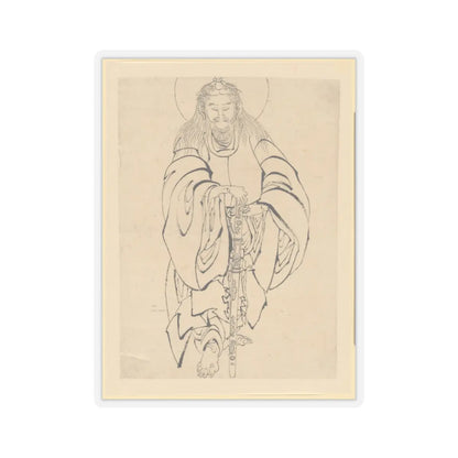 Katsushika Hokusai - Yamato Takeru no Mikoto - 18th–19th century - STICKER Vinyl Kiss-Cut Decal